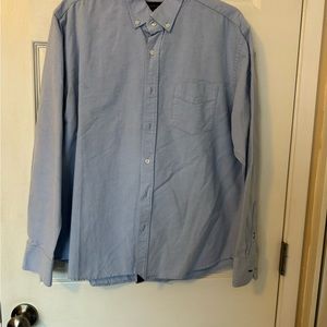 UnTuckit light blue button down shirt- Large.